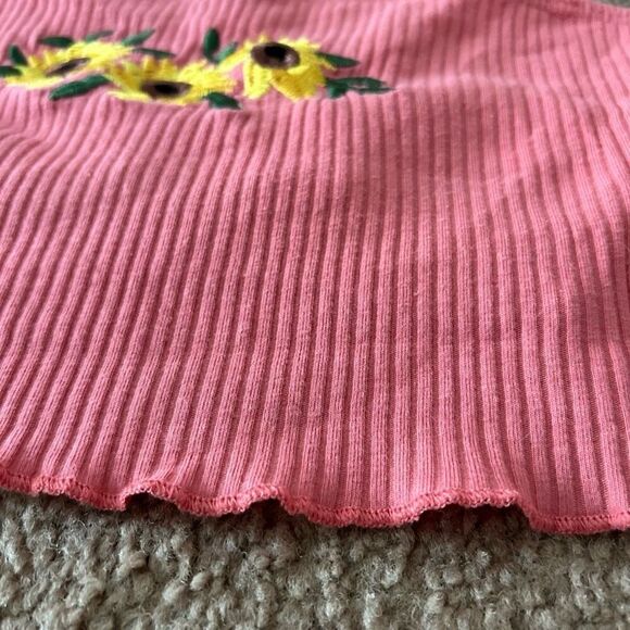 SHEIN Floral Embroidered Crop Cami Top Large - Picture 8 of 16